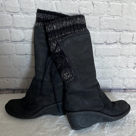 UGG Suede Leather Calf Boots - Picture 7 of 12